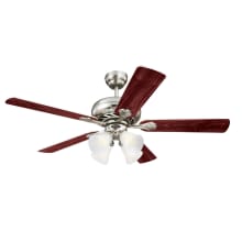 Swirl 52" 5 Blade Indoor LED Ceiling Fan with Wall Control