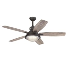 Oyster Bay 52" 5 Blade LED Ceiling Fan with Remote Control