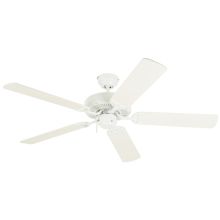 Contractor's Choice 52" 5 Blade Hanging Indoor Ceiling Fan with Reversible Motor, Blades, and Down Rod Included