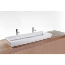 CUBE 42" Rectangular WETMAR BiO Stone Composite Vessel Bathroom Sink