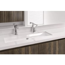 CUBE 42" Rectangular WETMAR BiO Stone Composite Undermount Bathroom Sink