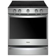 30 Inch Wide 6.4 Cu. Ft. Capacity Slide In Electric Range with Nest Learning Thermostat Integration and FlexHeat