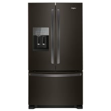 36 Inch Wide 24.7 Cu. Ft Capacity Energy Star Certified French Door Refrigerator with Humidity Controlled Crispers