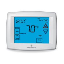 Universal 5/1/1 or 7 Day Programmable Thermostat with Damper Control Output and Keypad Lockout