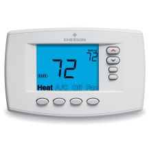Universal 7-Day Programmable Thermostat with 6-Square-Inch Display (Heat Pump)