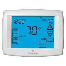 Universal Thermostat with Programmable or Non-Programmable Operation and 12 Square Inch Display