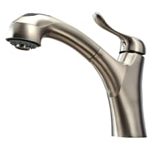 Jem 1.5 GPM Single Hole Pull Out Kitchen Faucet Includes Escutcheon