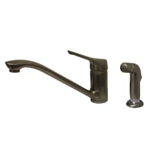 Metrohaus 1.5 GPM Single Hole Kitchen Faucet Includes Side Spray and Escutcheon