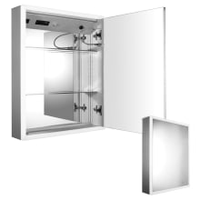 Musichaus 21-1/2" x 27-1/2" Framed Single Door Medicine Cabinet