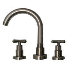 Luxe 1.2 GPM Widespread Bathroom Faucet with Pop-Up Drain Assembly