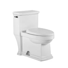 Magic Flush 1.28 GPF Floor Mounted One-Piece Elongated Toilet - Seat Included