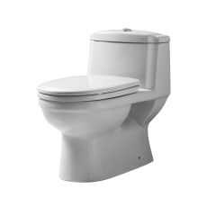 Magic Flush Dual Flush One Piece Elongated Toilet with Slow Close Seat