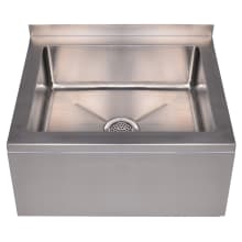 Noah's Wall Mounted Single Basin Stainless Steel Utility Sink