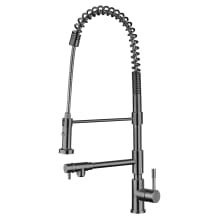 Waterhaus 1.5 GPM Pre-Rinse High-Arc Kitchen Faucet - Includes Integrated Second Straight Spout