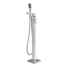 Bathhaus 34-7/8"H Floor Mounted Tub Filler with Hand Shower