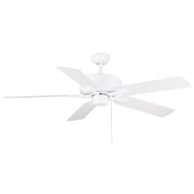 Courtyard 52" 5 Blade Hanging Indoor / Outdoor Ceiling Fan with Reversible Motor and Blades Included