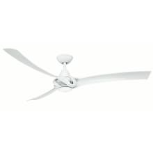 Droid XL 62" 3 Blade Indoor LED Ceiling Fan with Remote Control