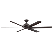 Exo 70" 6 Blade Indoor LED Ceiling Fan with Remote Control