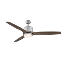 Sora 56" 3 Blade Outdoor LED Ceiling Fan with Remote Control