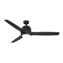 Sora 56" 3 Blade Outdoor LED Ceiling Fan with Remote Control