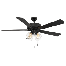 52" 5 Blade Indoor Smart LED Ceiling Fan