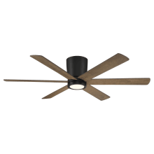 Coldwater 52" 6 Blade Indoor / Outdoor Smart LED Ceiling Fan with Remote Control