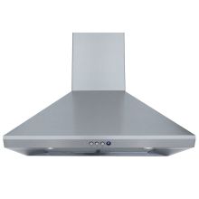 550 CFM 30 Inch Wide Stainless Steel Wall Mounted Range Hood with LED Lighting and Mesh Filters from the RA-14L Collection