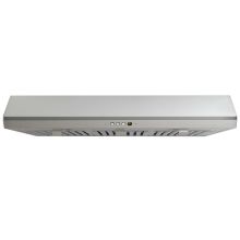 500 CFM 30 Inch Wide Stainless Steel Under Cabinet Range Hood with Halogen Lighting and Baffle Filters from the RA-30 Collection