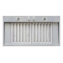 530 CFM 36 Inch Wide Stainless Steel Range Hood Insert with Halogen Lighting and Baffle Filters from the WS-69TS Collection