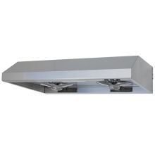 530 CFM 30 Inch Wide Stainless Steel Under Cabinet Range Hood with Compact Fluorescent Lighting and Cup Filters from the WS-55 Collection