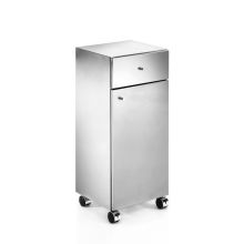 Runner 31-1/2" Stainless Steel Free Standing Rolling Cabinet