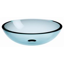 16-7/10" Round Vessel Bathroom Sink from the Linea Collection