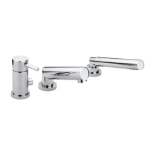 Birillo Single Handle Deck Mounted Roman Tub faucet with Single Function Hand Shower