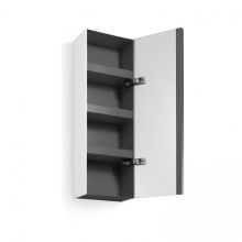 10-1/2" x 31-1/2" Single Door Frameless Medicine Cabinet