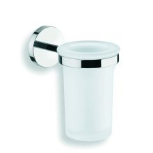 Wall Mounted Frosted Glass Tumbler from the Duemila Collection