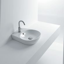 23-7/16" Ceramic Vessel / Wall Mounted Bathroom Sink from the H10 Collection