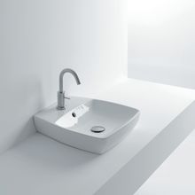 15-9/16" Ceramic Vessel / Wall Mounted Bathroom Sink from the H10 Collection