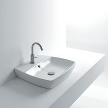 19-1/2" Ceramic Vessel / Wall Mounted Bathroom Sink from the H10 Collection