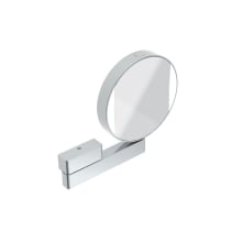 Imago 8"W x 9-3/5"H Wall Mounted Magnifying Mirror with LED Light