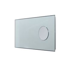 35" Beveled Mirror with Round Magnifying Mirror from the Linea Collection