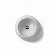 18-1/2" Ceramic Vessel or Self Rimming Bathroom Sink from the Ceramica Collection