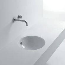 18-1/8" Undermount Bathroom Sink with Overflow from the Whitestone Collection