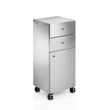 Runner Steel Rolling Cabinet with 2 Drawers and Single Door
