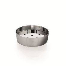 4.3" Stainless Steel Soap Dish from the Complements Collection