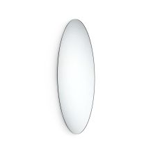 17-1/4" x 39-1/2" Oval Wall Mounted Frameless Mirror
