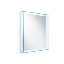 27-1/2" x 31-1/2" Rectangular Wall Mounted Framed Mirror with LED Lighting