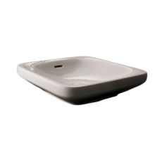 17-11/16" Ceramic Vessel Bathroom Sink with Overflow