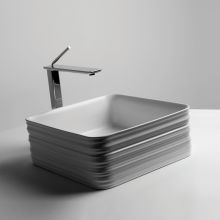 14-9/16" Ceramic Vessel Bathroom Sink from the Trace Collection