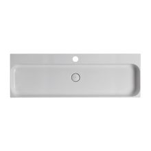 47-1/2" Ceramic Wall Mounted / Vessel Bathroom Sink from the Unit Collection with One Faucet Hole