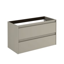 Ambra 40" Single Wall Mounted Vanity Cabinet Only - Less Vanity Top